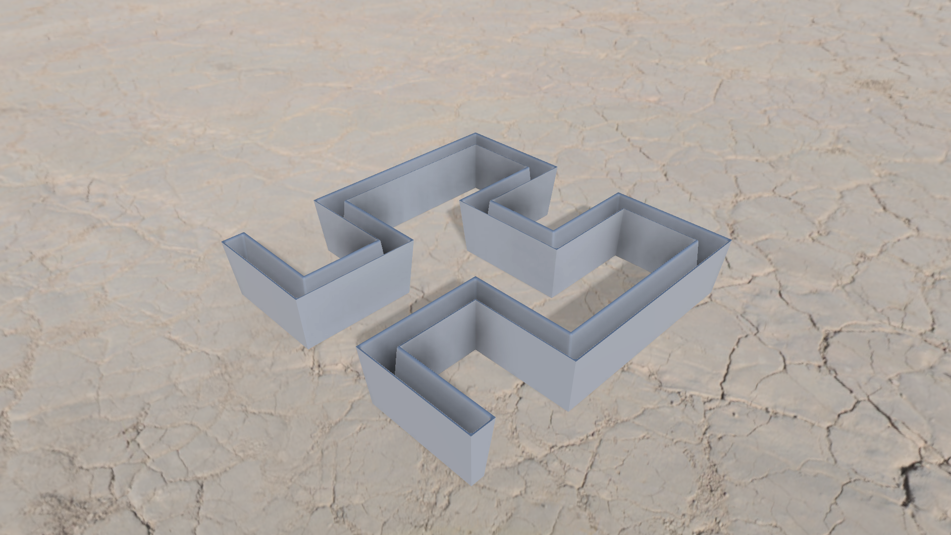 Hilbert Curve Press for Infinite Beach Sand Molds