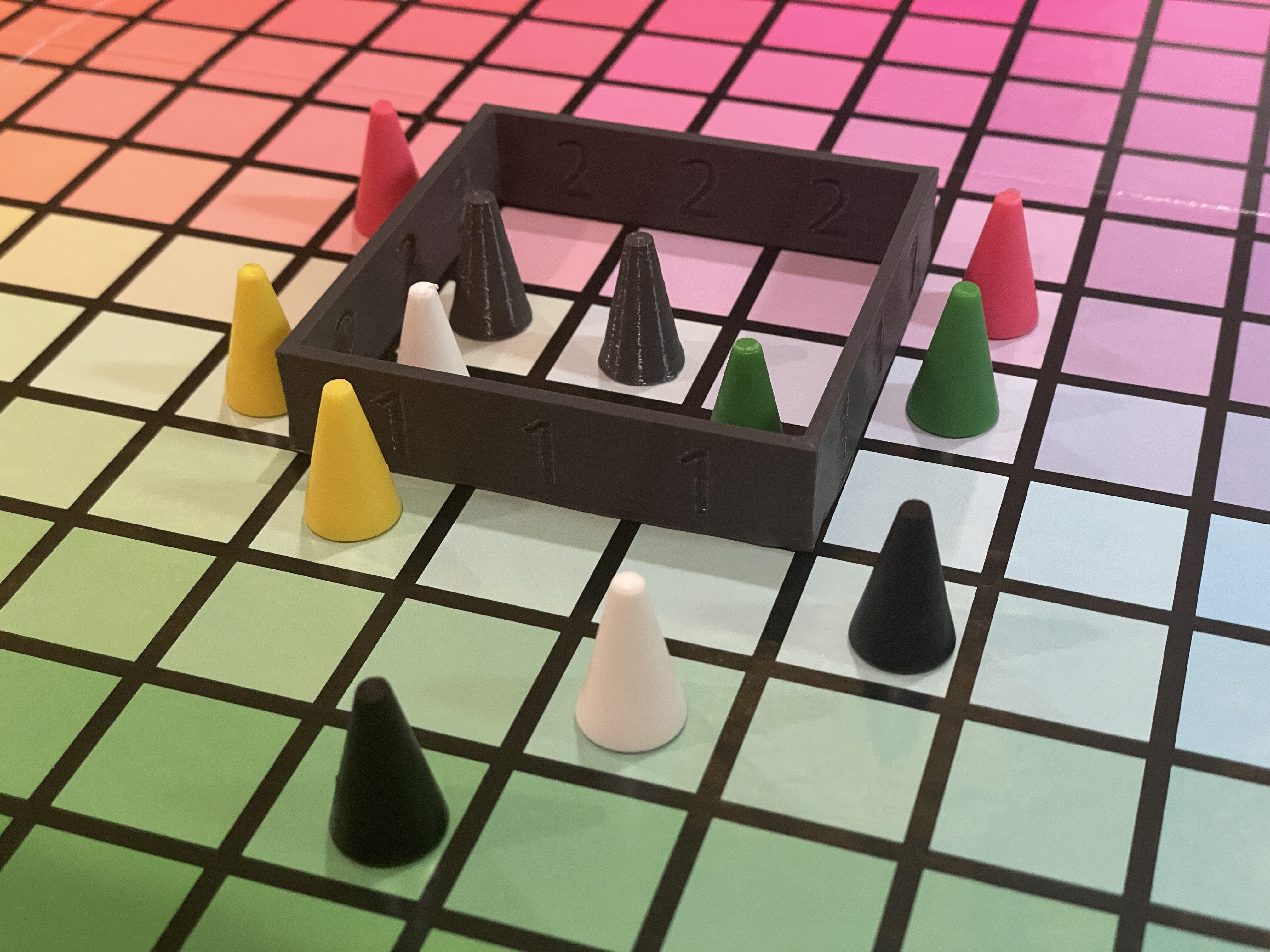 Hues And Cues Board Game Pieces