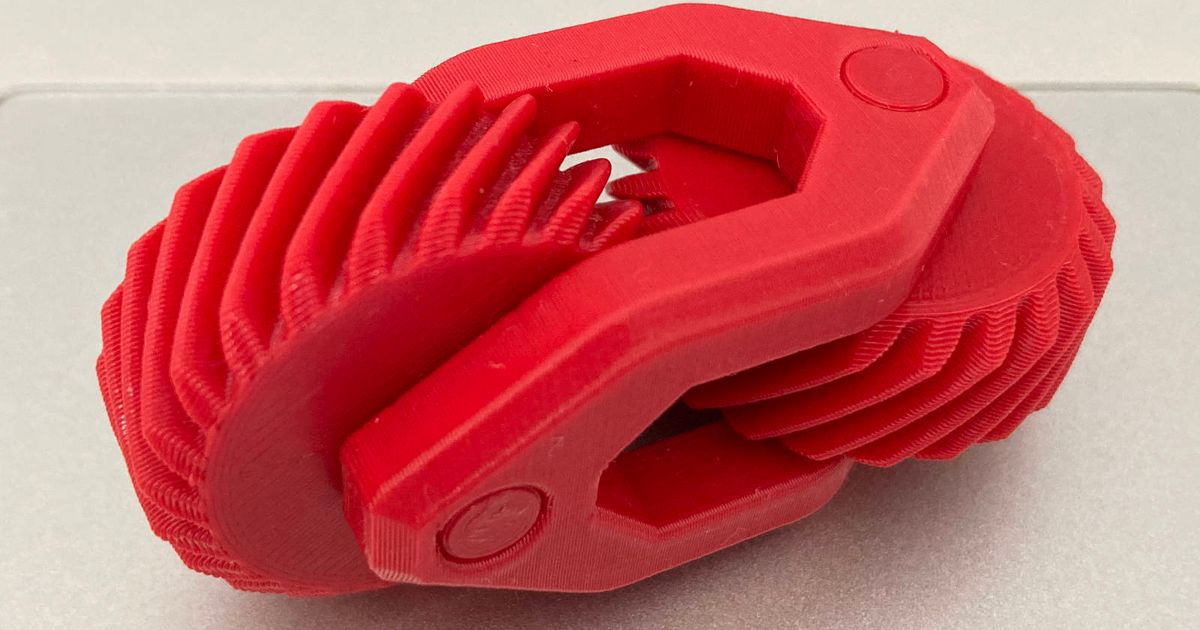 Helical Fidget Gears remix by jirka Download free STL model