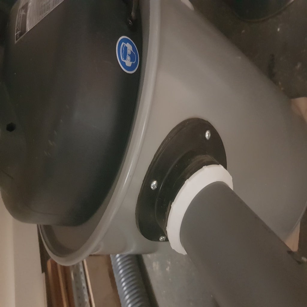 Woodster DC4 shopvac to DN75 adapter