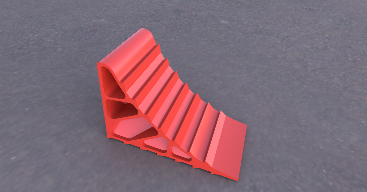 Wheel Chock by Rasmussen Download free STL model