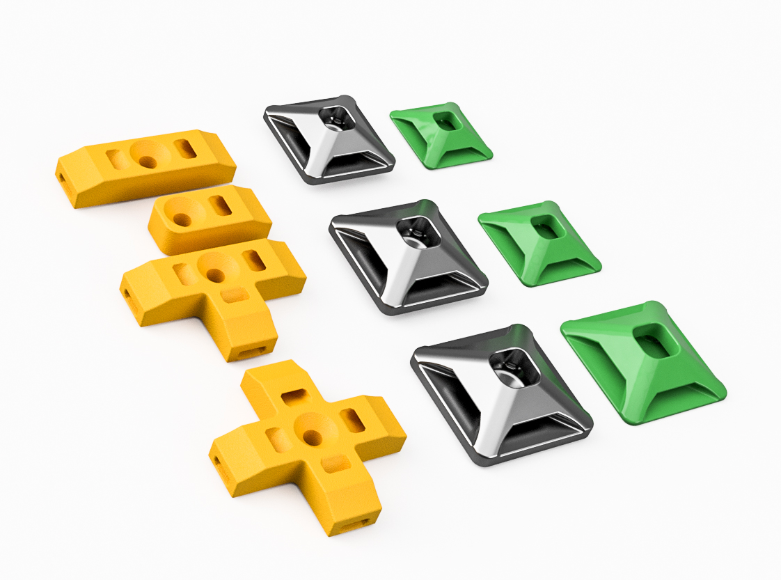 Cable Zipt Tie Organizer/ Holder Collection by Meister Edel Download