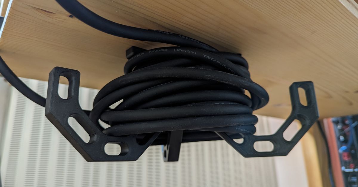 Under Desk Cable Hook by Oaradla
