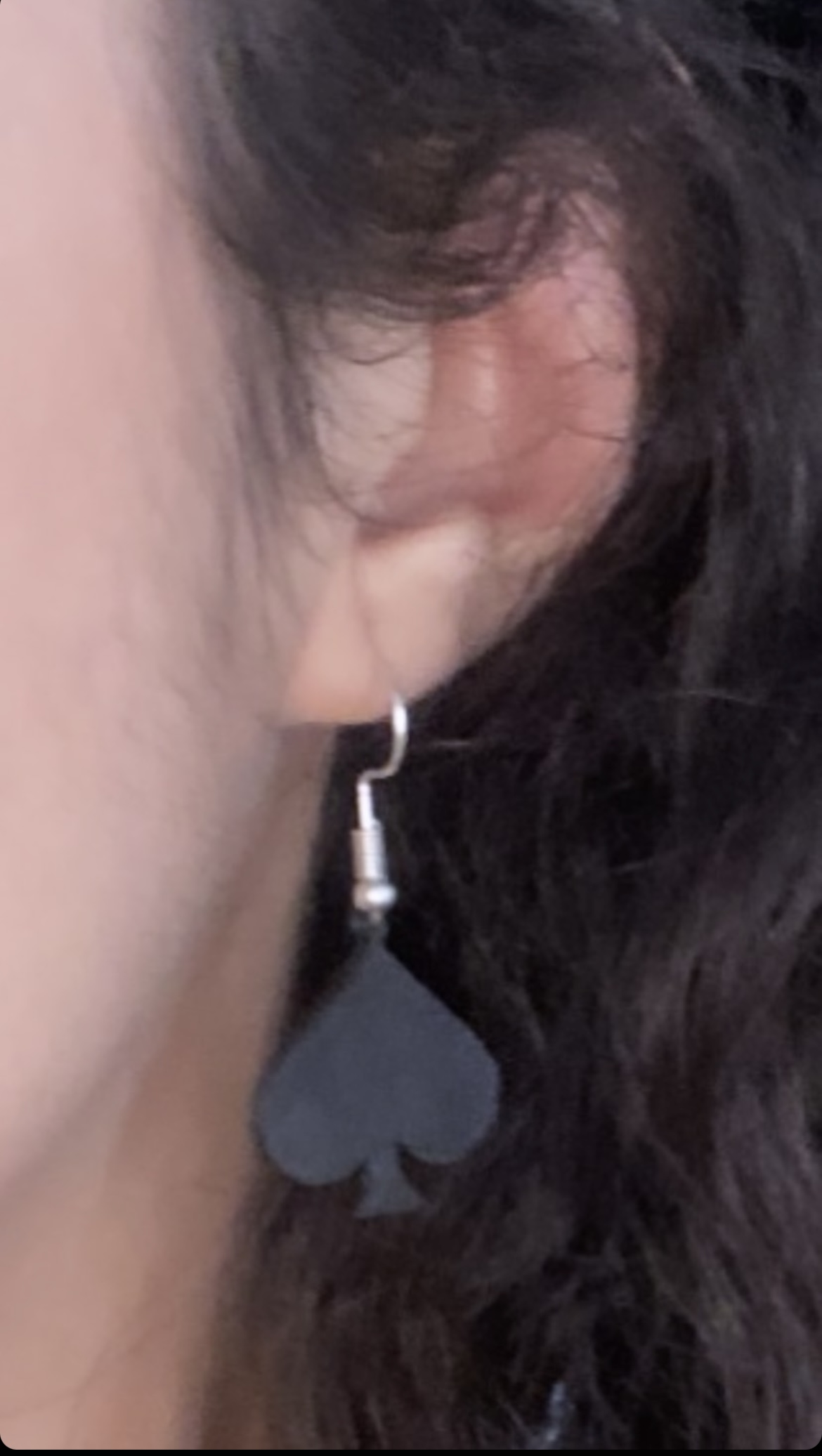 Playing cards symbols earrings