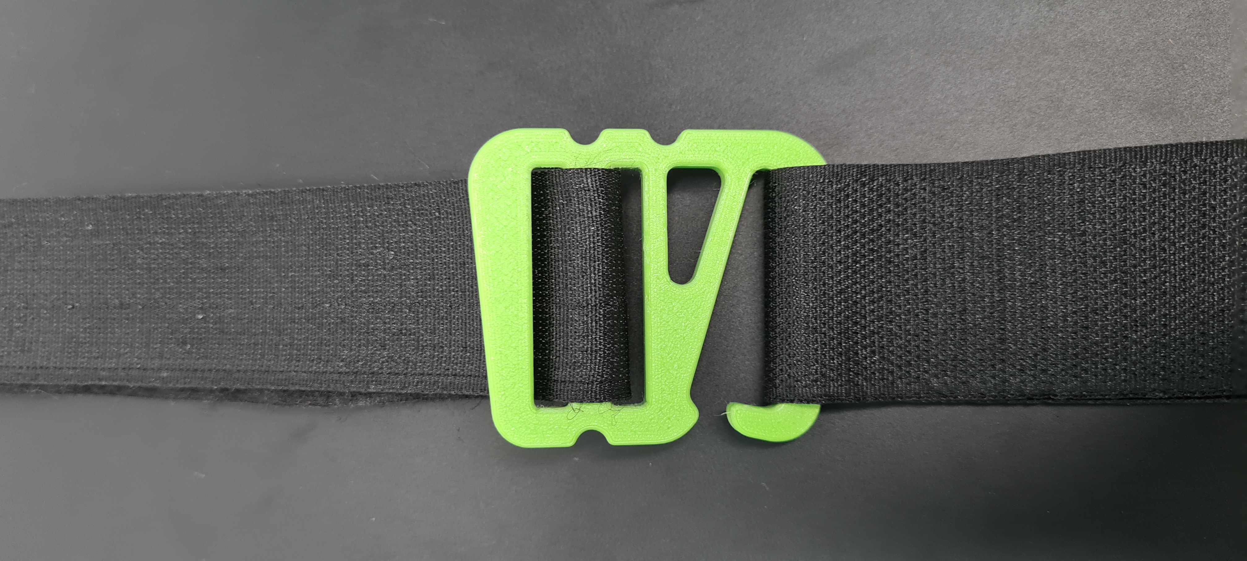 Velcro strap buckle