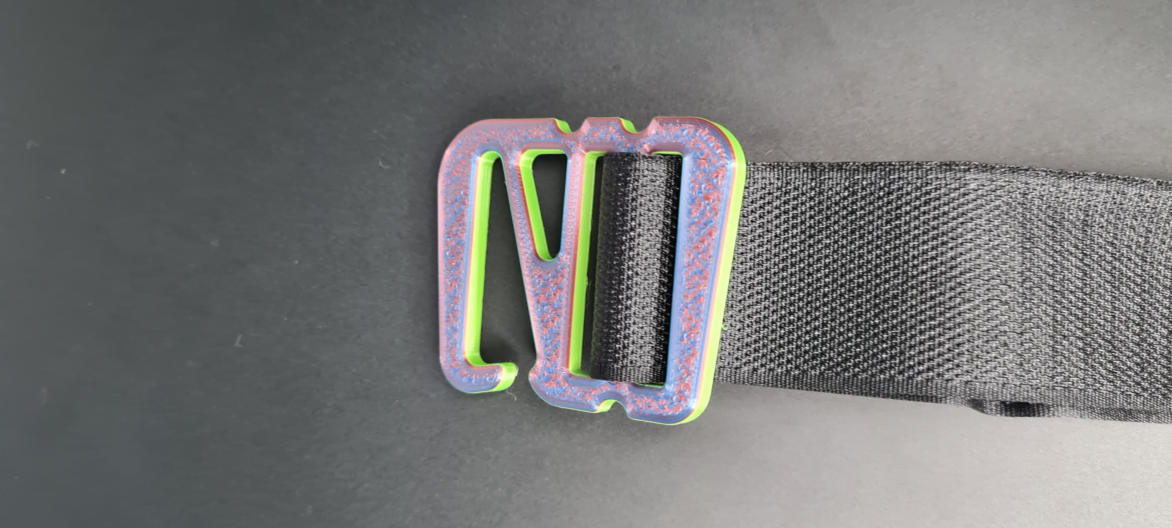 Velcro strap buckle by slavik kopanov Download free STL model