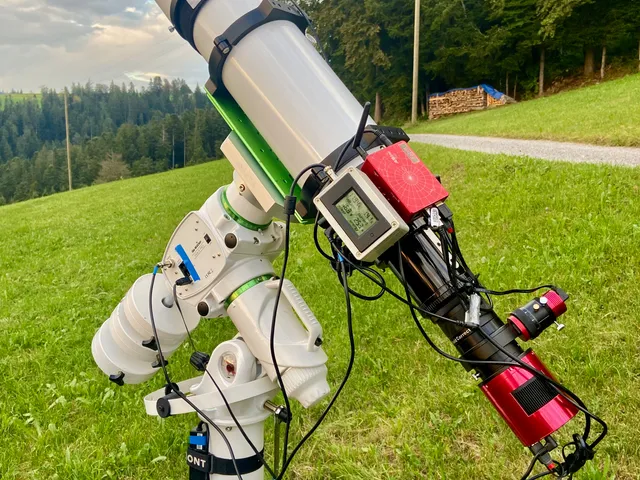 Skywatcher EQ6R Pro, cable protection ring