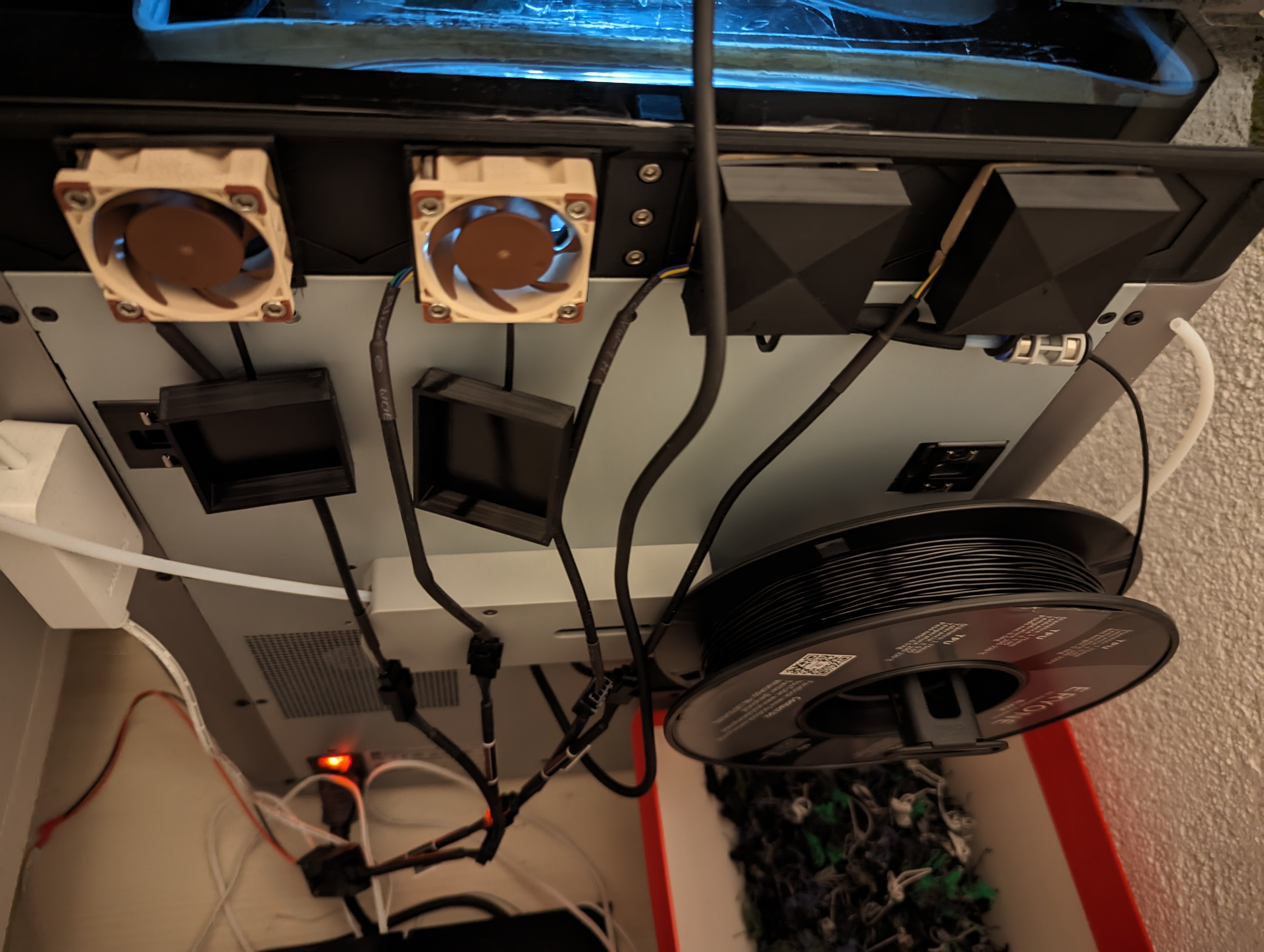 Ventilation with Fan Mounts 3D model thumbnail
