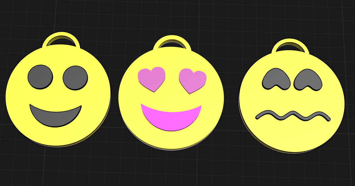 Emoji Keychains by KillerKreationz Download free STL model