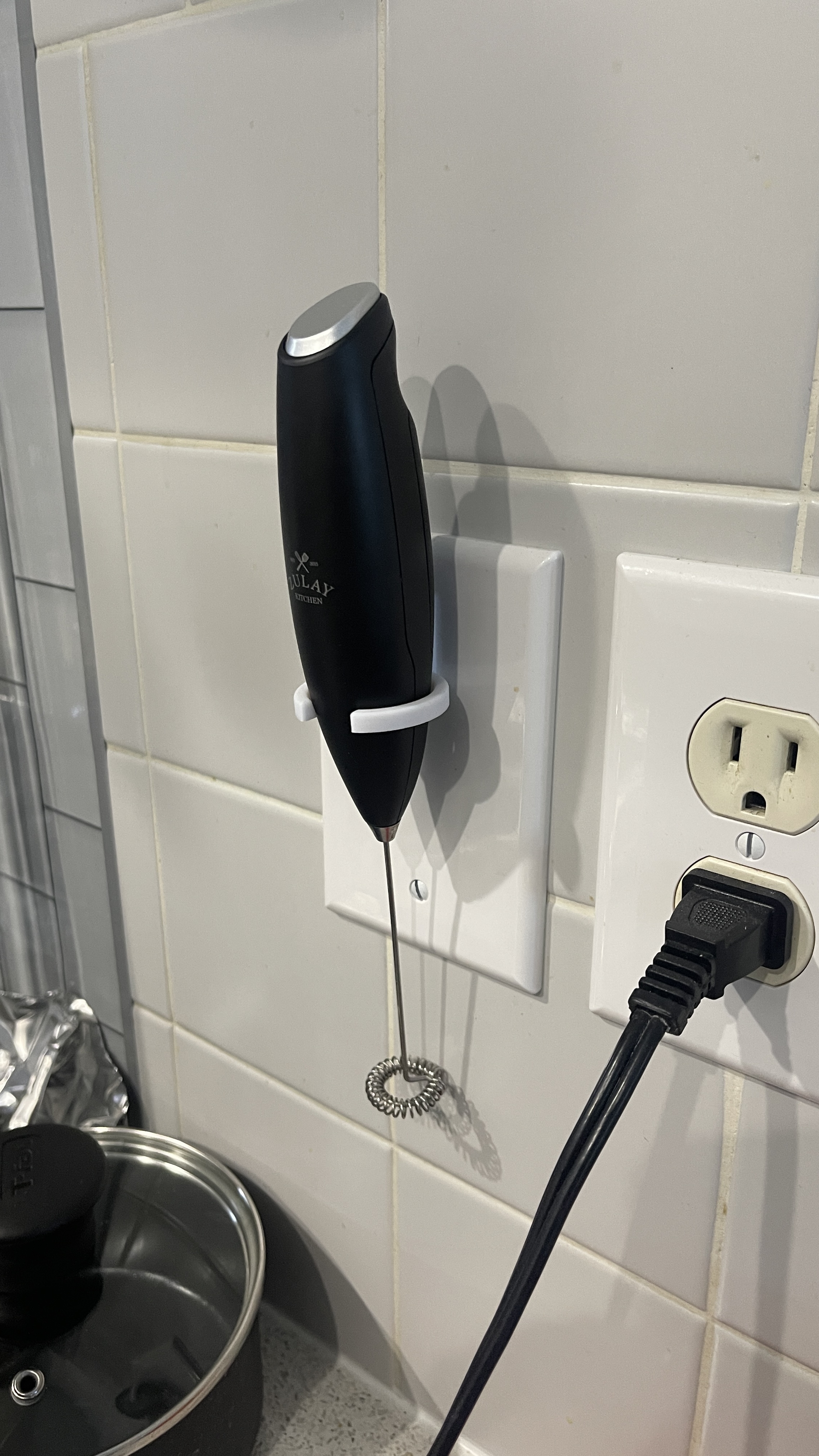 Electric Frother mixer wall mount