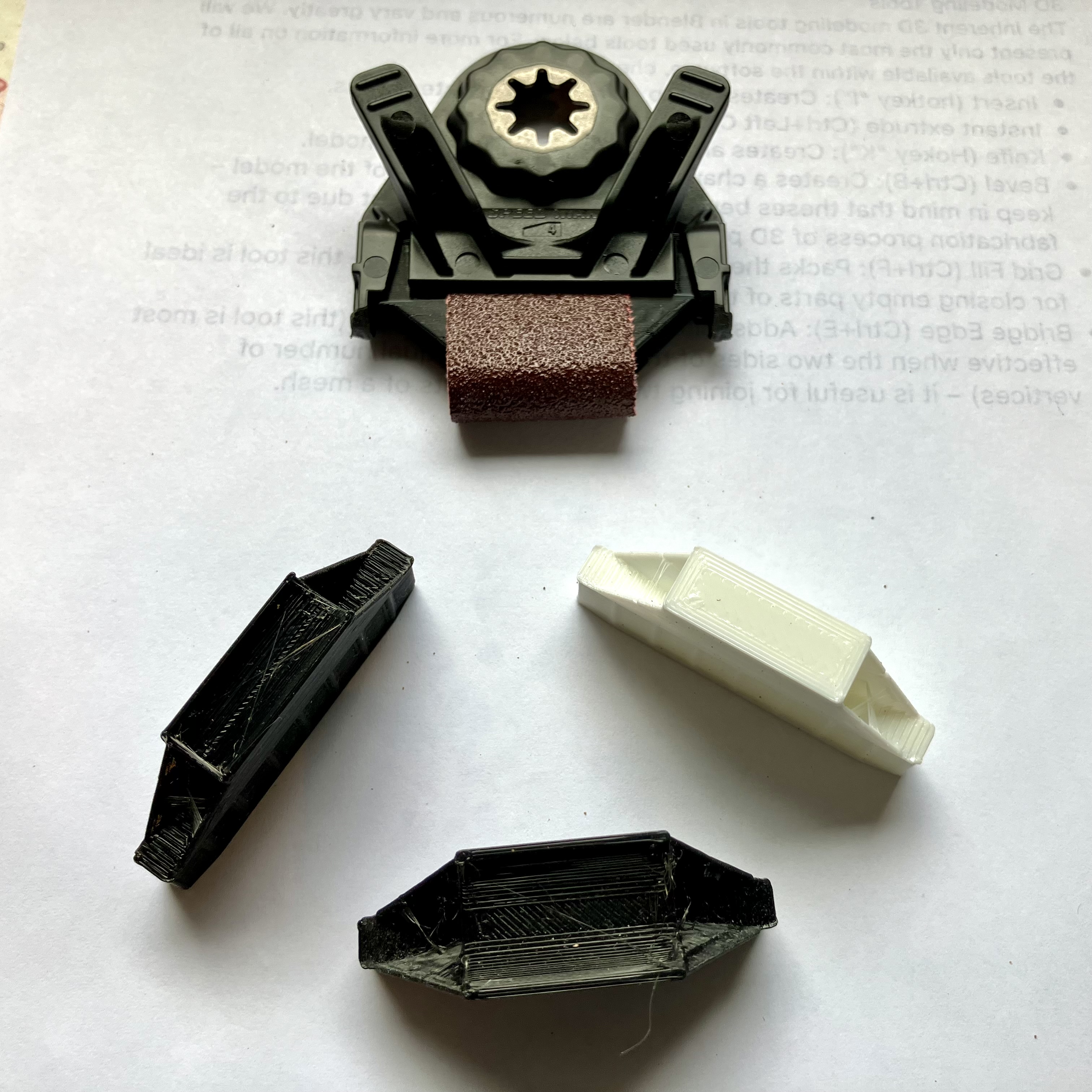 TPU sanding profiles for Fein star lock sanding pad 3D model