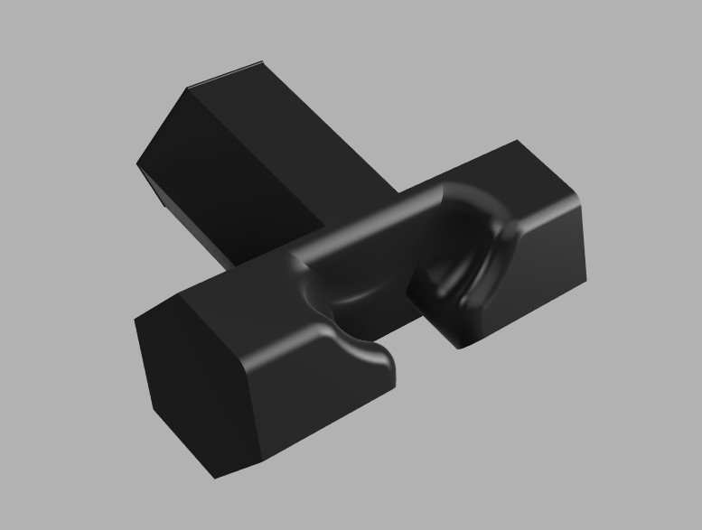 Brass Brush Hanger for Honeycomb Storage Wall (HSW)