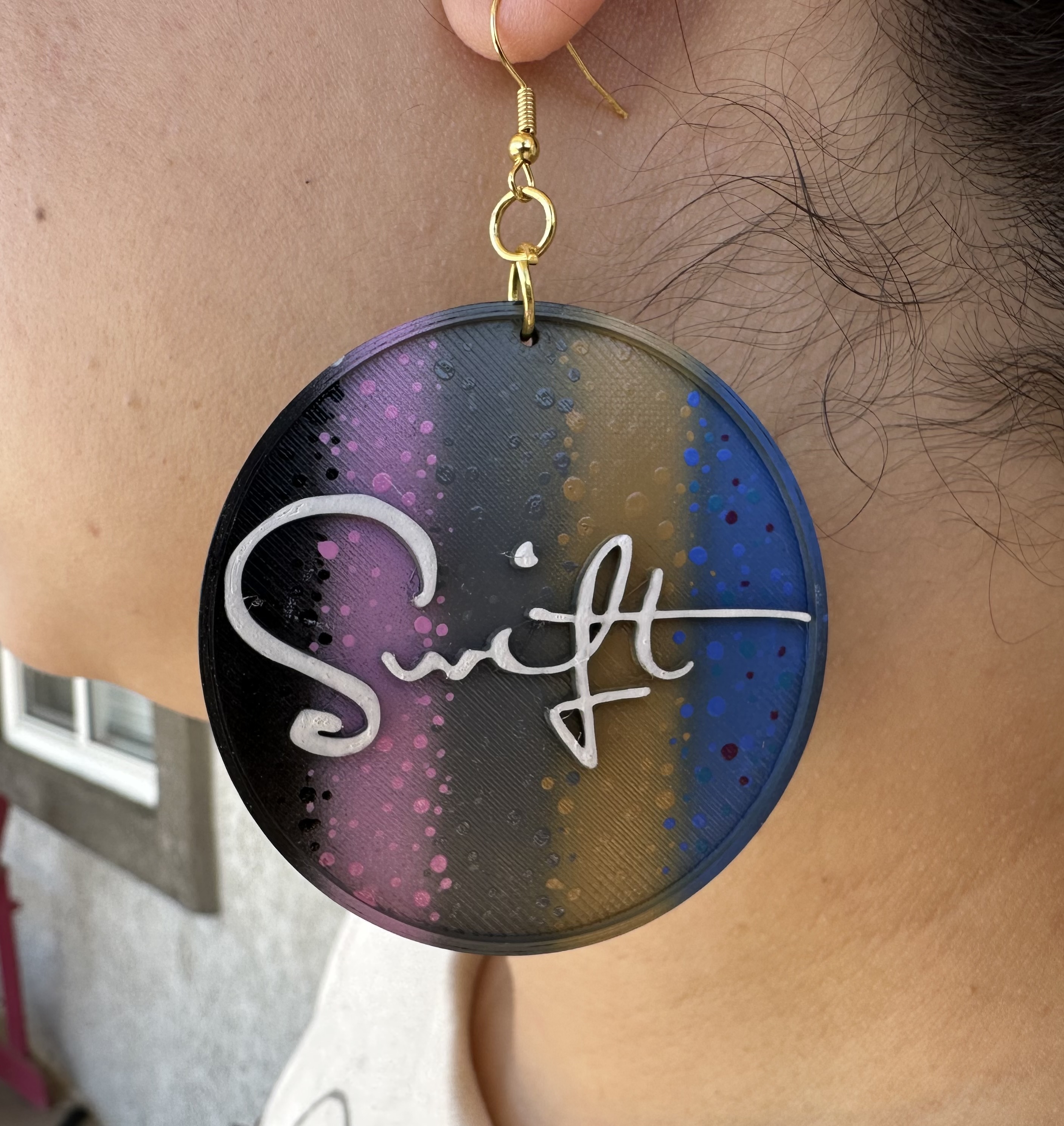 Taylor Swift Signature Earrings by 3DPO | Download free STL model ...