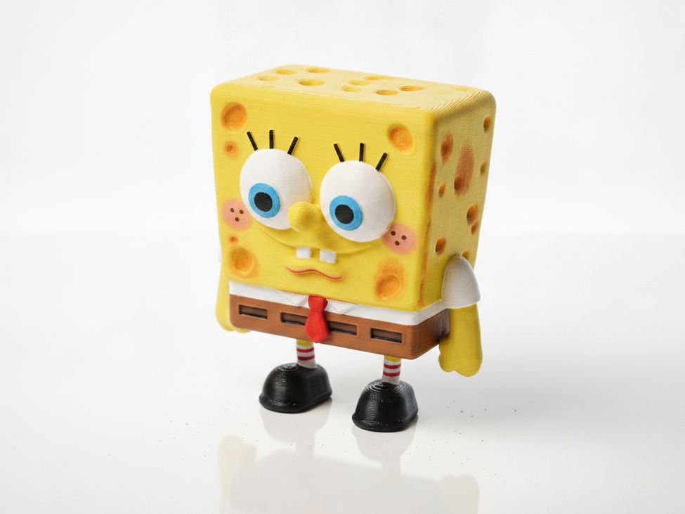 Cute SpongeBob Figurine Chibi Character 3D Printable