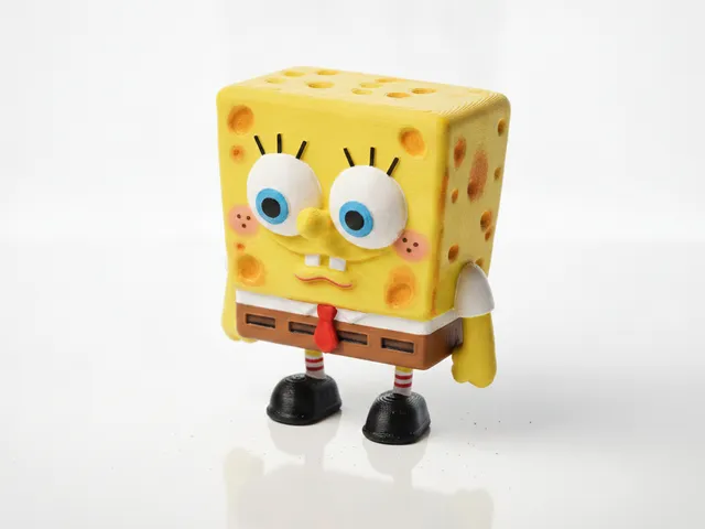 Cute SpongeBob Figurine Chibi Character 3D Printable