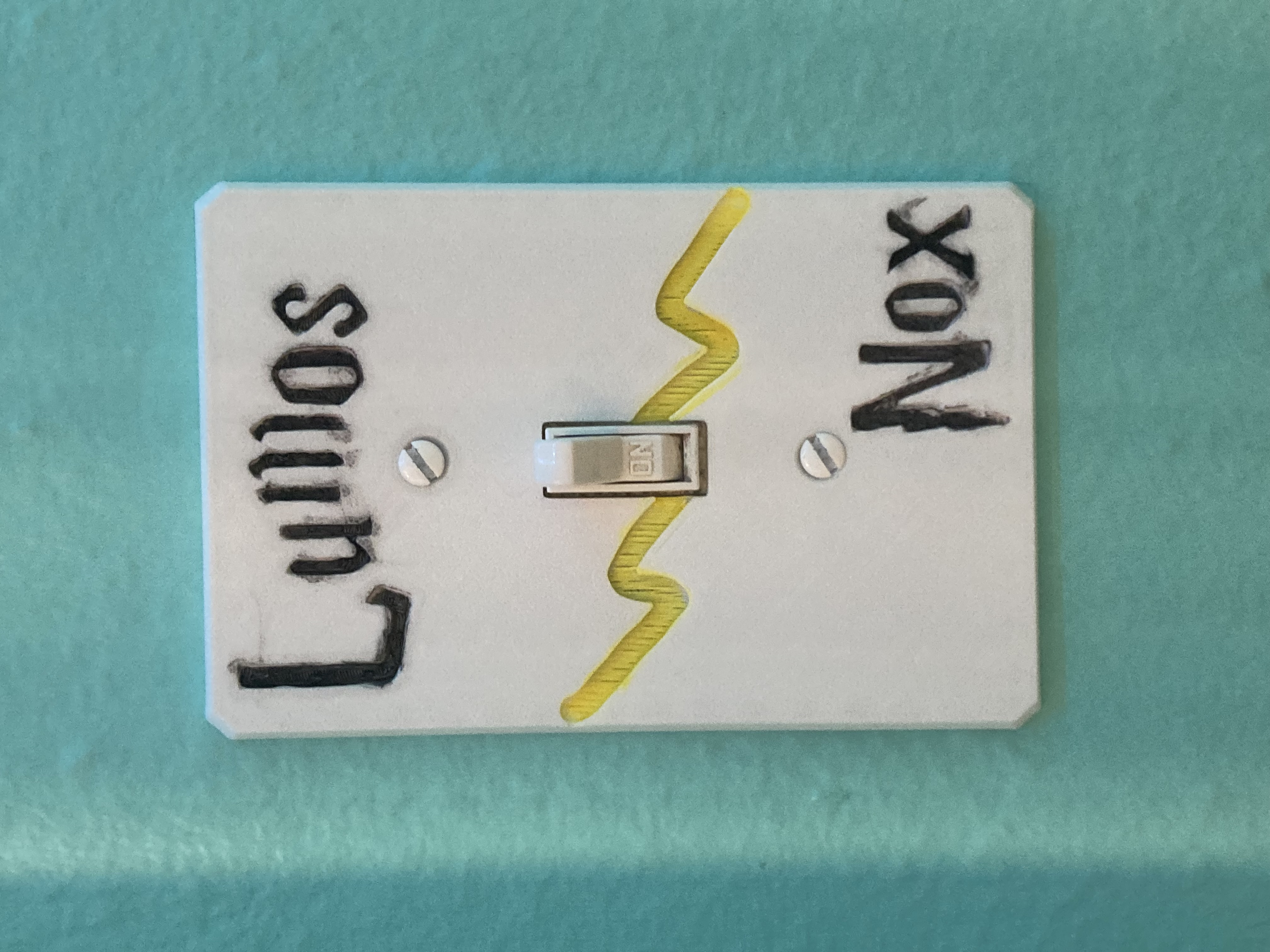 Harry Potter Lumos/Nox Light Switch Cover