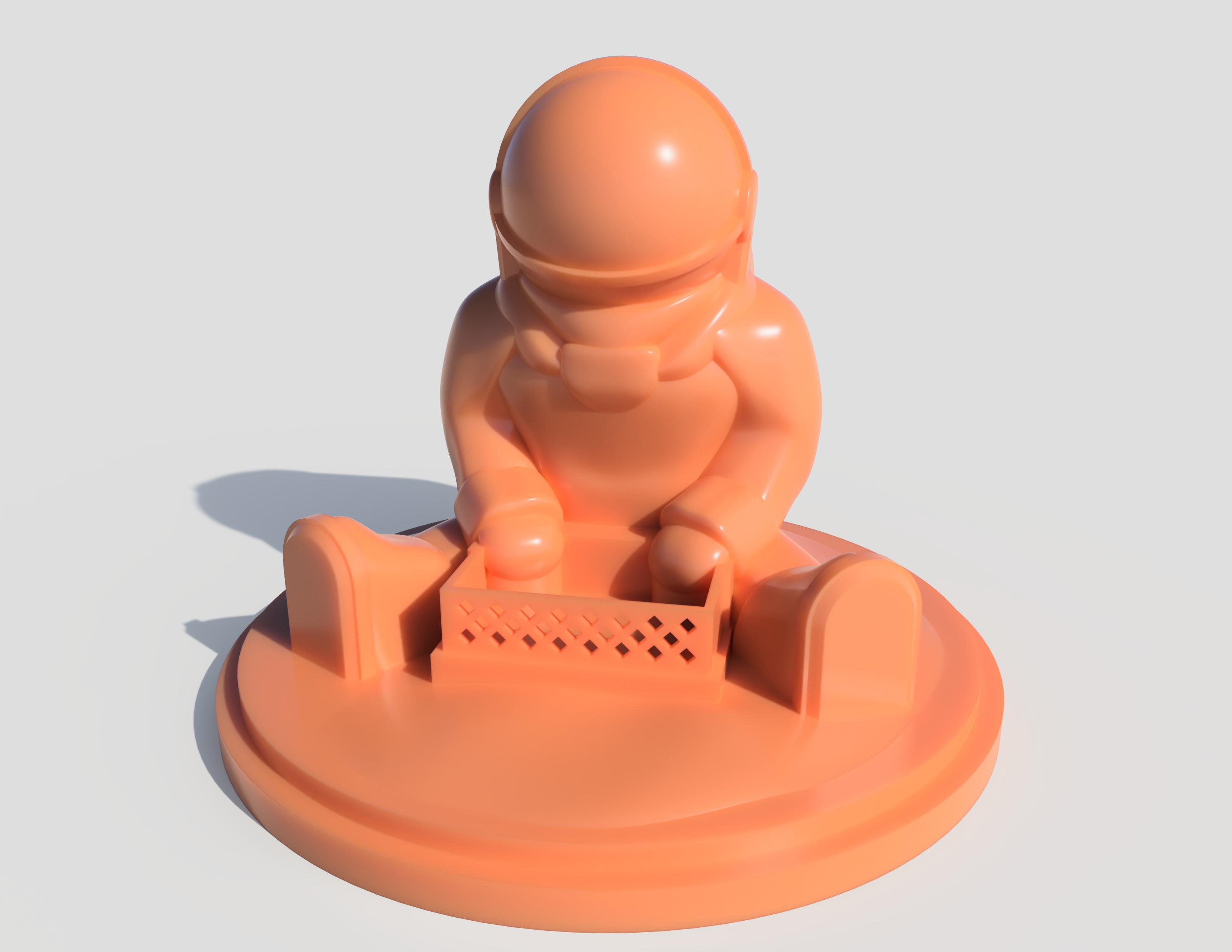 Miniatura 5 do modelo 3D Astronaut