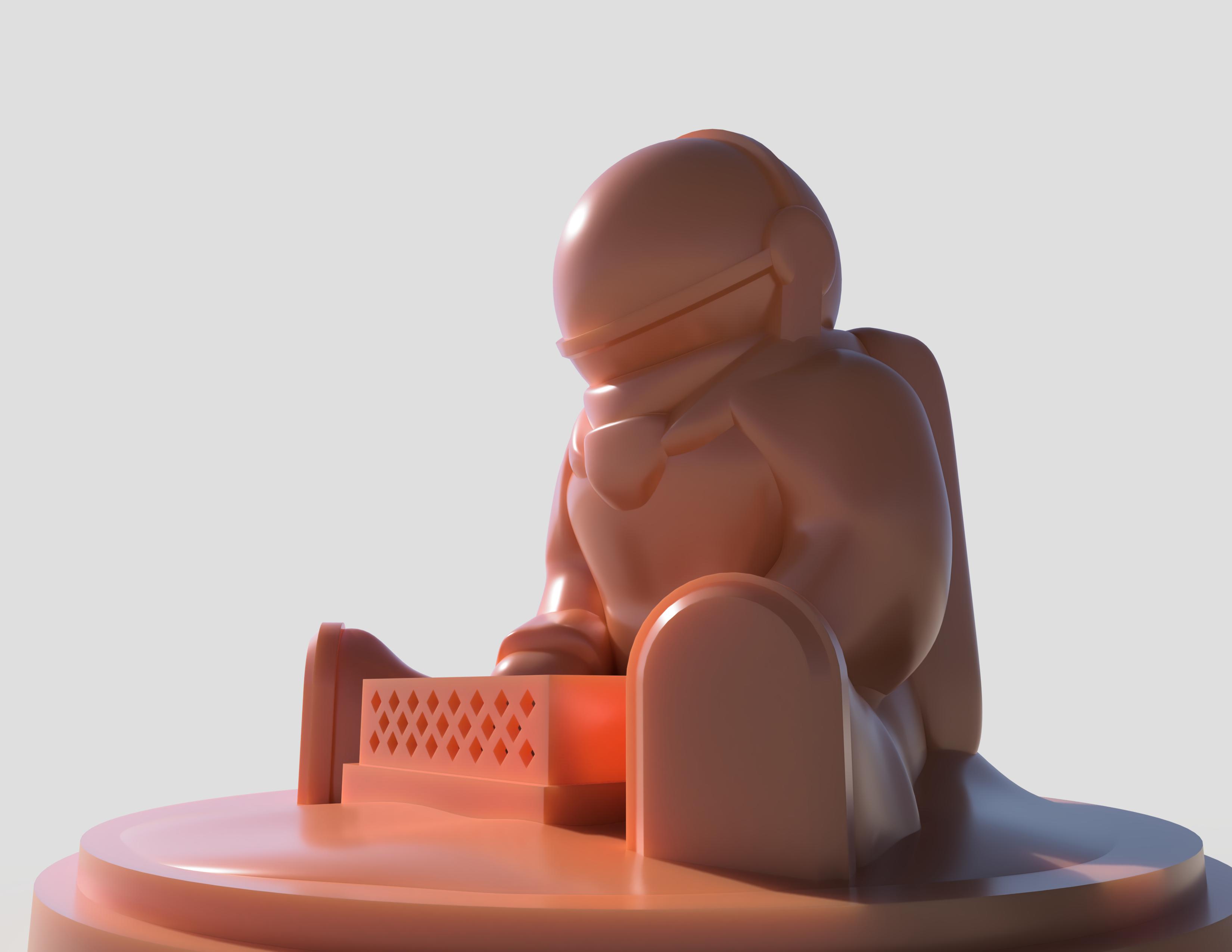 Miniatura 4 do modelo 3D Astronaut