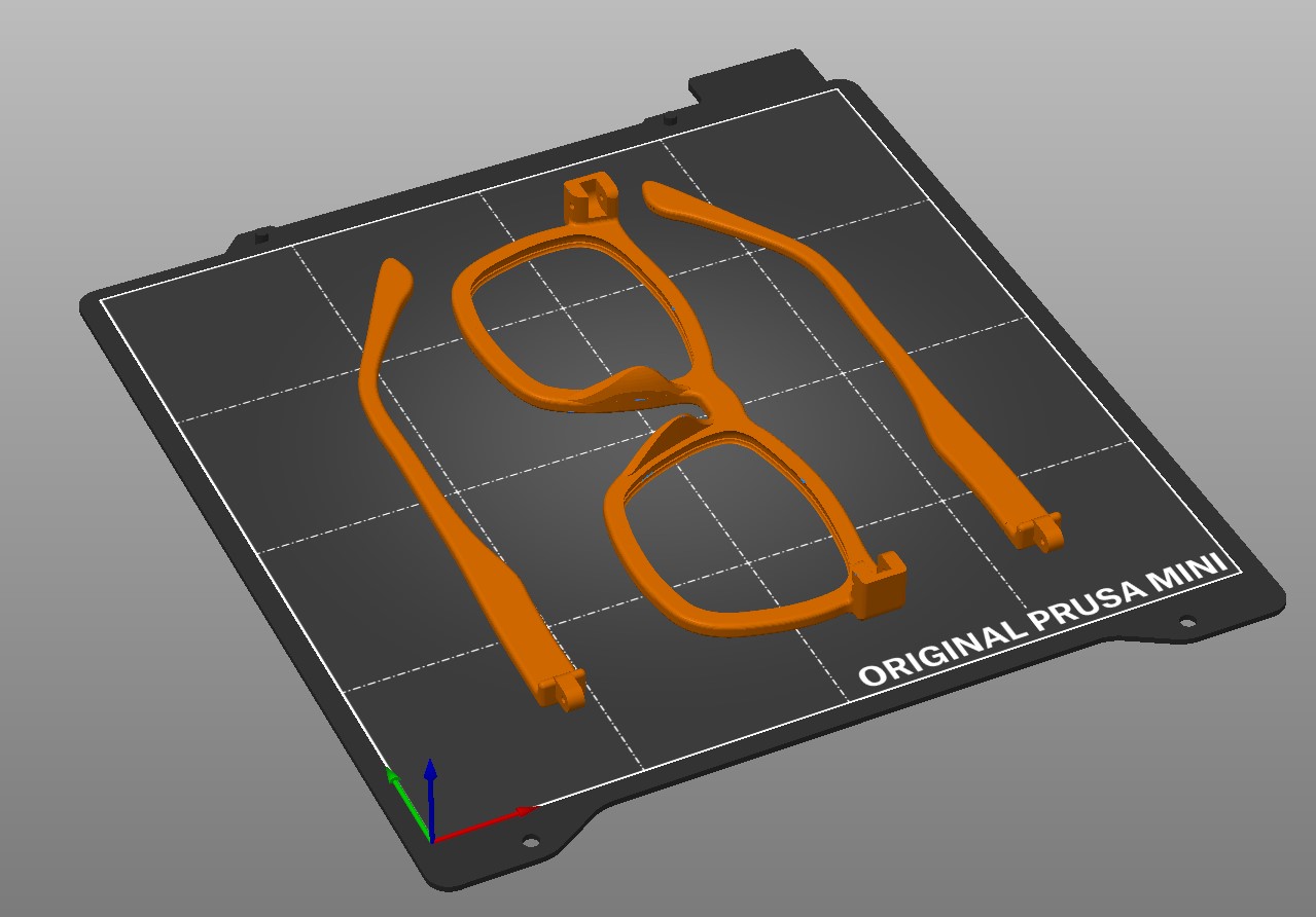 Miniatura 2 do modelo 3D Printed Glasses