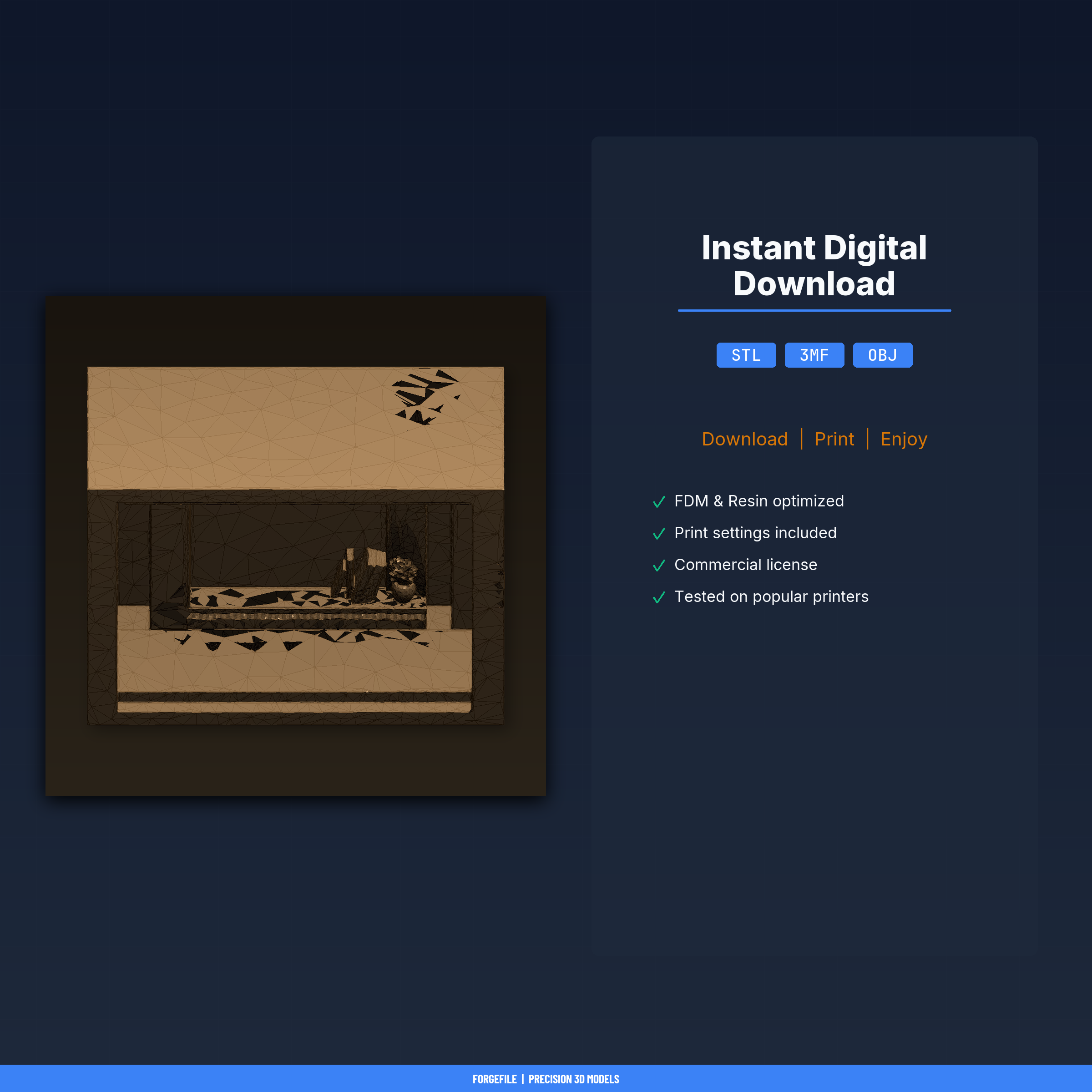 Book Nook Shelf Insert Diorama, Alley Street Scene, Led Light - 3D Printable STL File — thumbnail 2