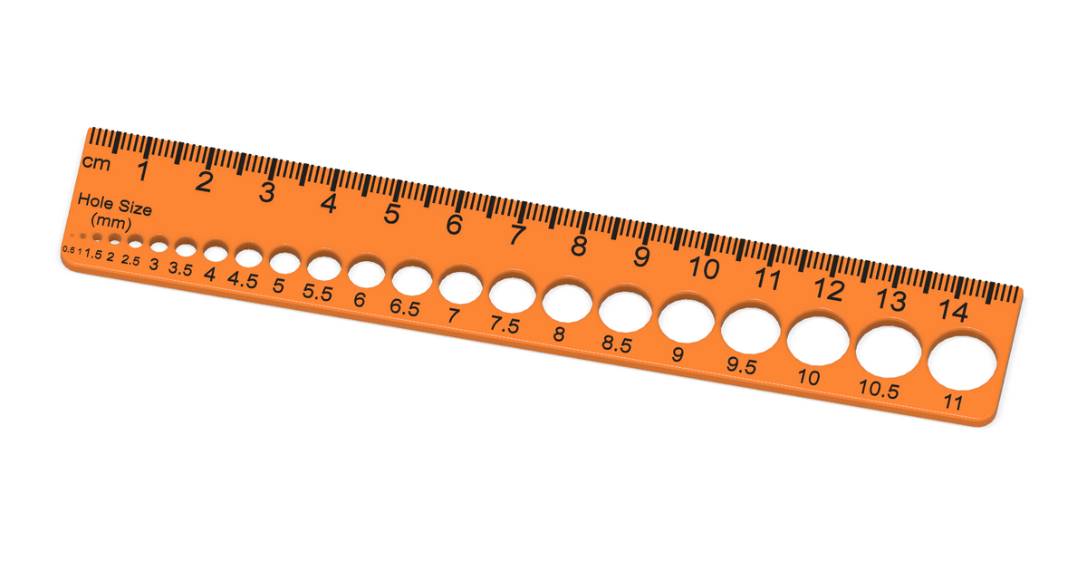 5.5 mm store on a ruler