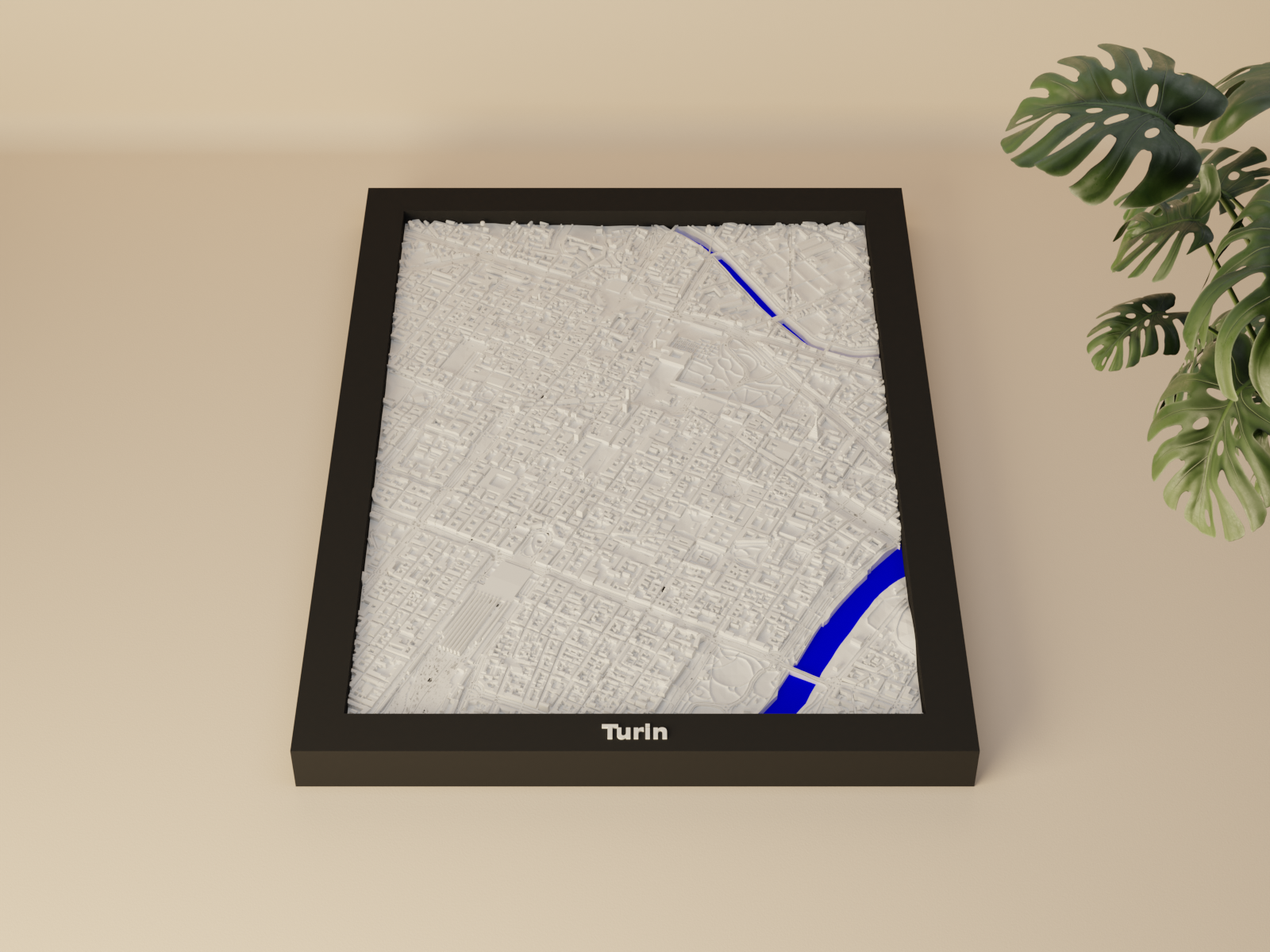 Turin, Italy - 3D Miniature