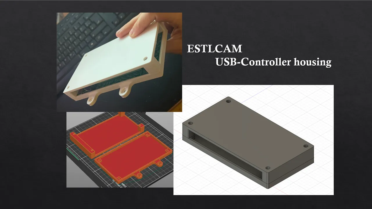 ESTLCAM controller housing by Sdewe, Download free STL model