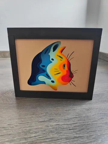 Cat Shadow Box (A)