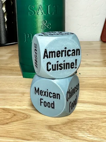 What's for dinner dice?