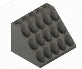 STL file Acrylic Paint Rack (Citadel & Vallejo) 🎨・3D printable