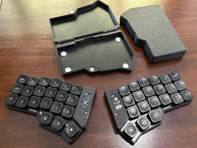 Wireless Corne Choc V2 Case with travel box