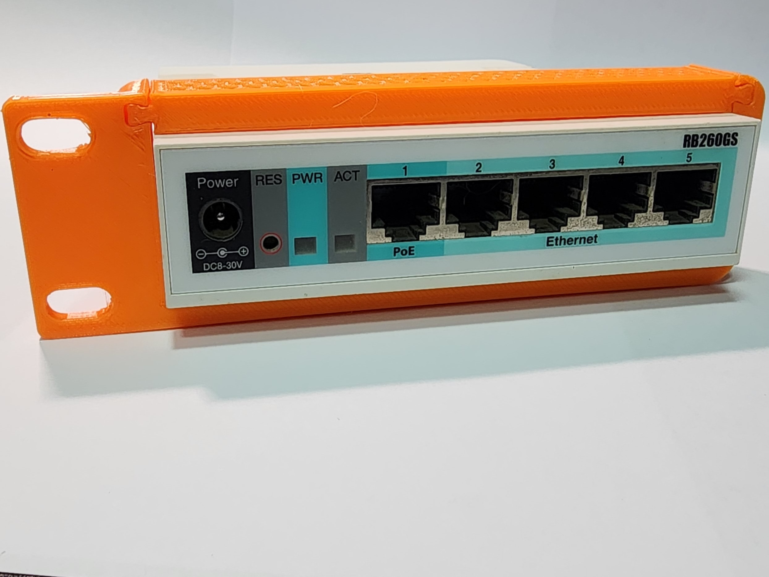 Mikrotik RB260GS Rack Mount by Keepy Download free STL model
