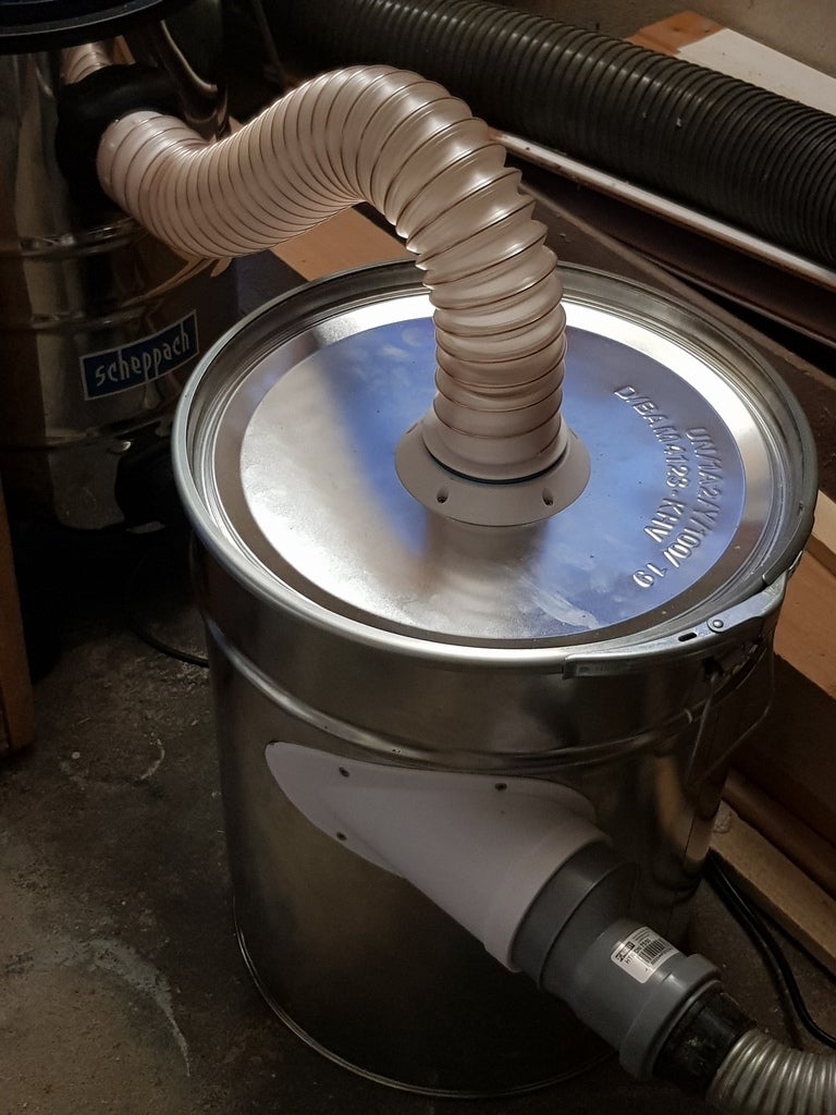 30L workshop dust cyclone (stage 1) for less than 25€