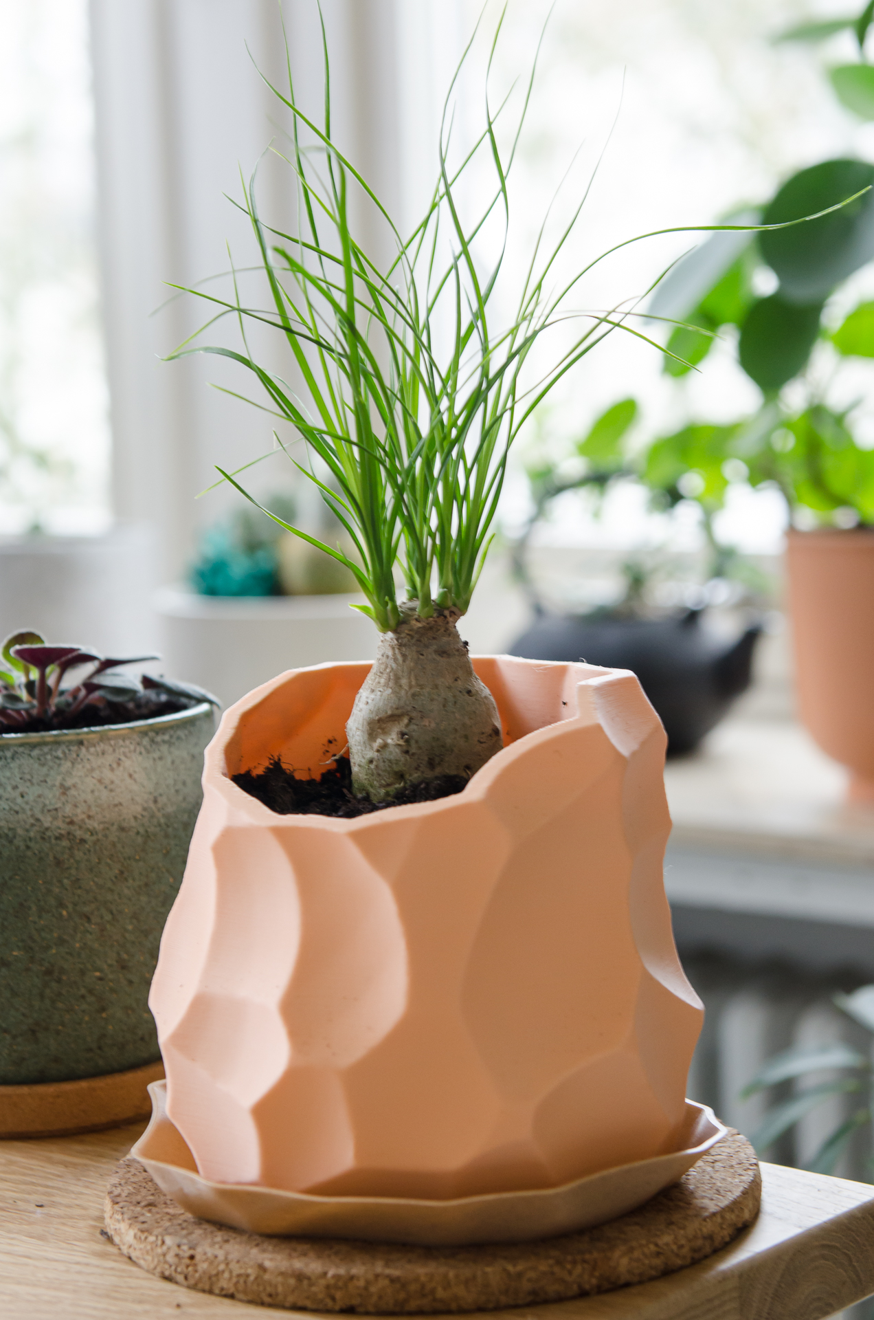 Carved Stone Vase - remeshed+drainage