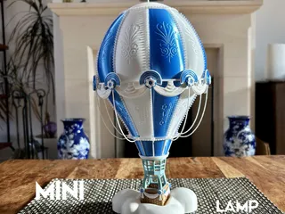MINI HOT AIR BALLOON LAMP by Download STL model