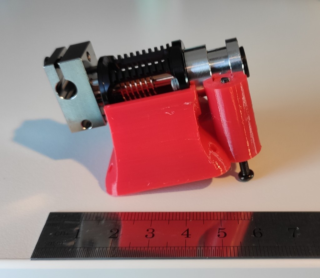 Compact E3D V6 / TriangleLab Dragon HotEnd Mount with 40mm Fan Shroud