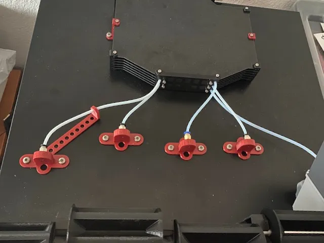 PTFE tube mounts for LACK enclosure V2