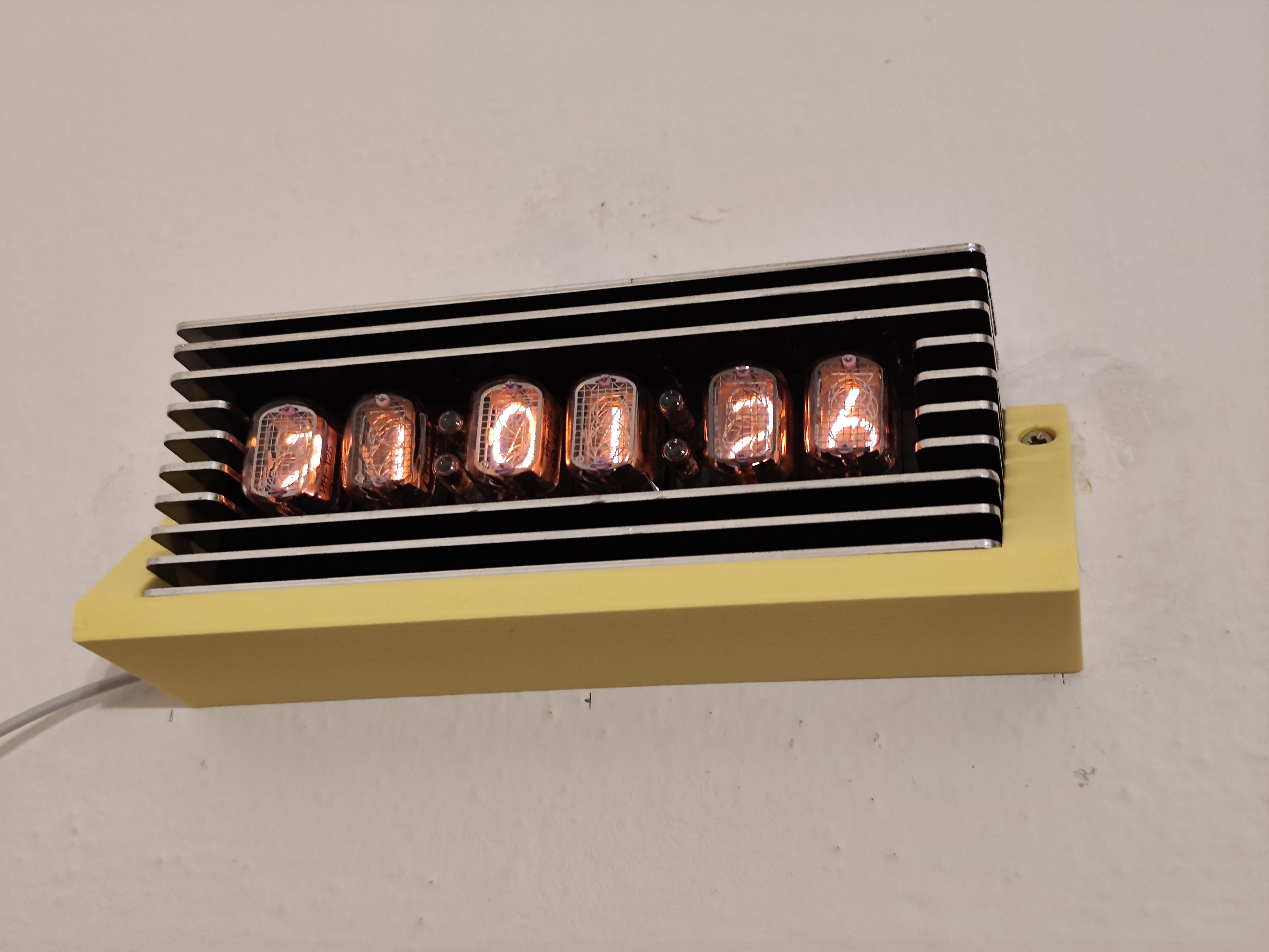 Shelf for Nixie Clock Noyce Joyce