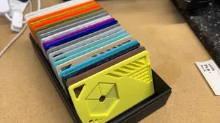 Box for Filament Swatches