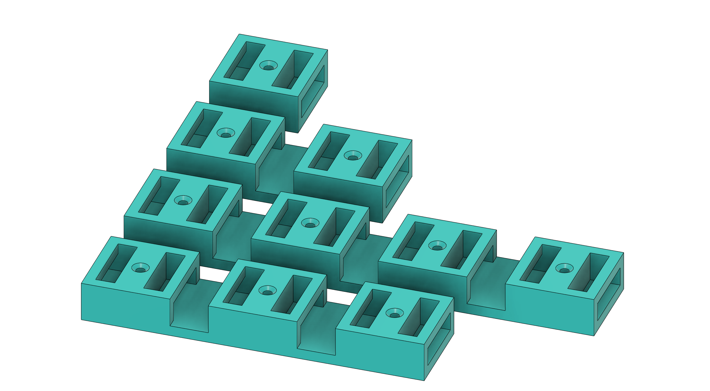 1" Velcro Strap mount by Leonard Download free STL model