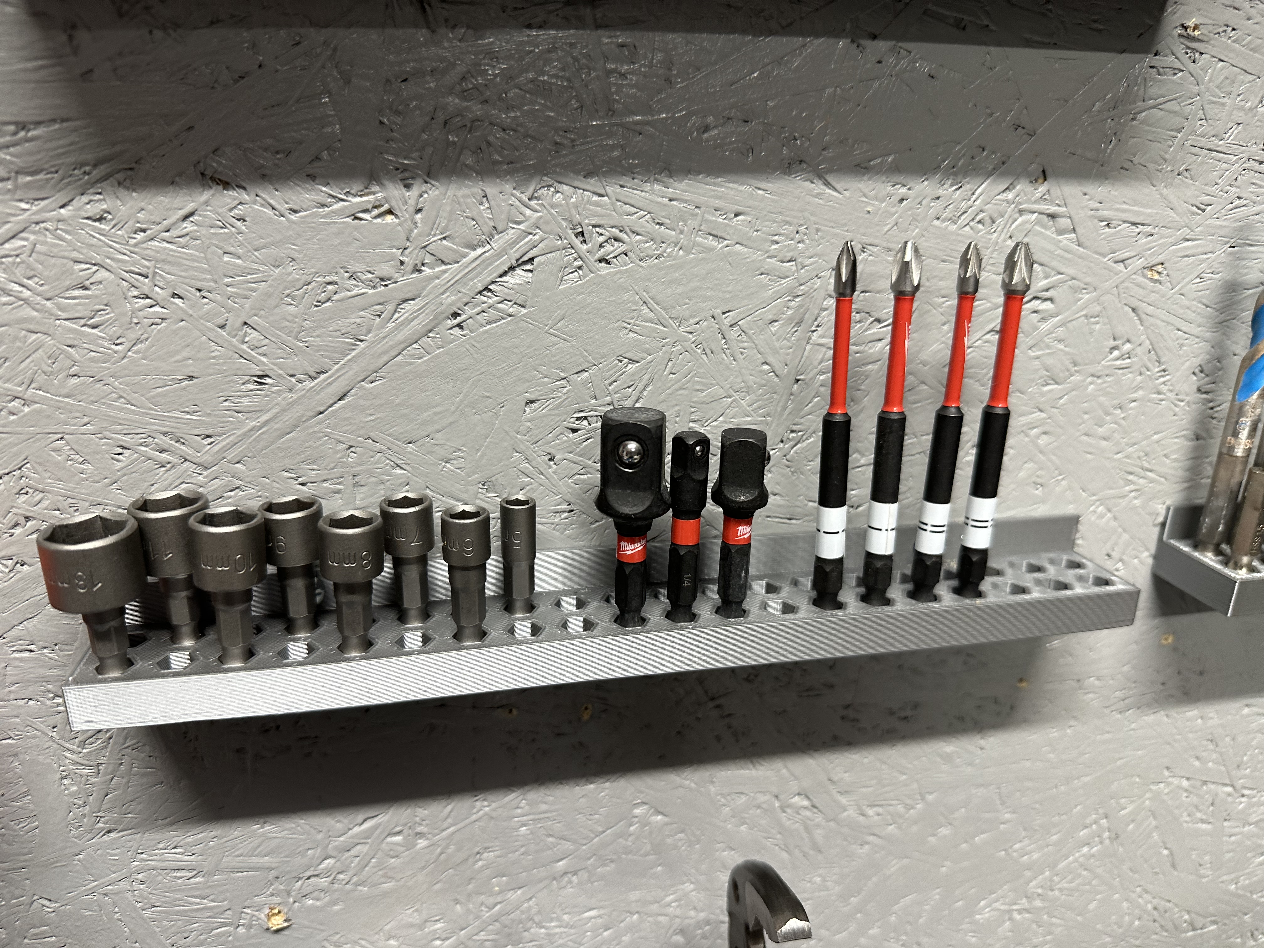 Hex Bit Holder wall mount