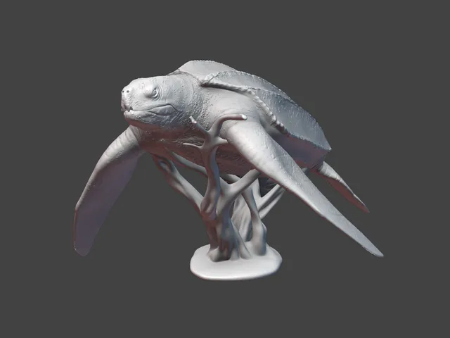 Leatherback Sea Turtle Bust