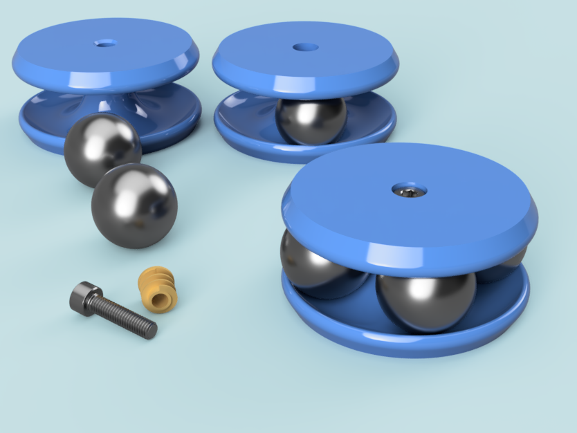 3" fidget spinner, 3x1" Chrome Steel Ball Bearings by Odd Inventor