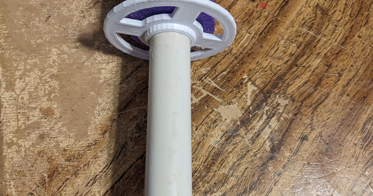 3/4 PVC Pool Noodle Sword Hardware by Chris Yi Download free STL