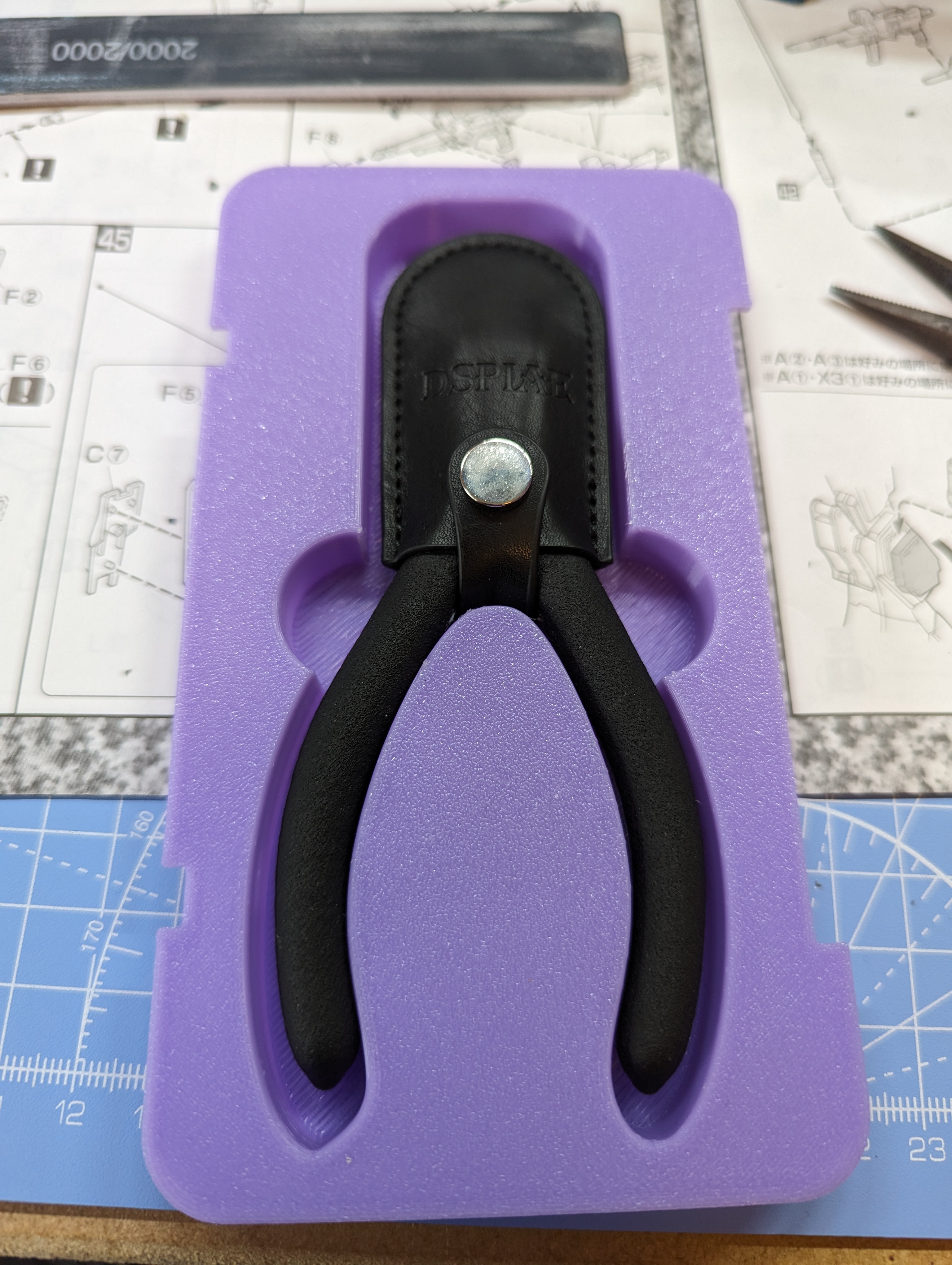 DSPIAE Nipper Storage Case Insert for Tamiya nippers
