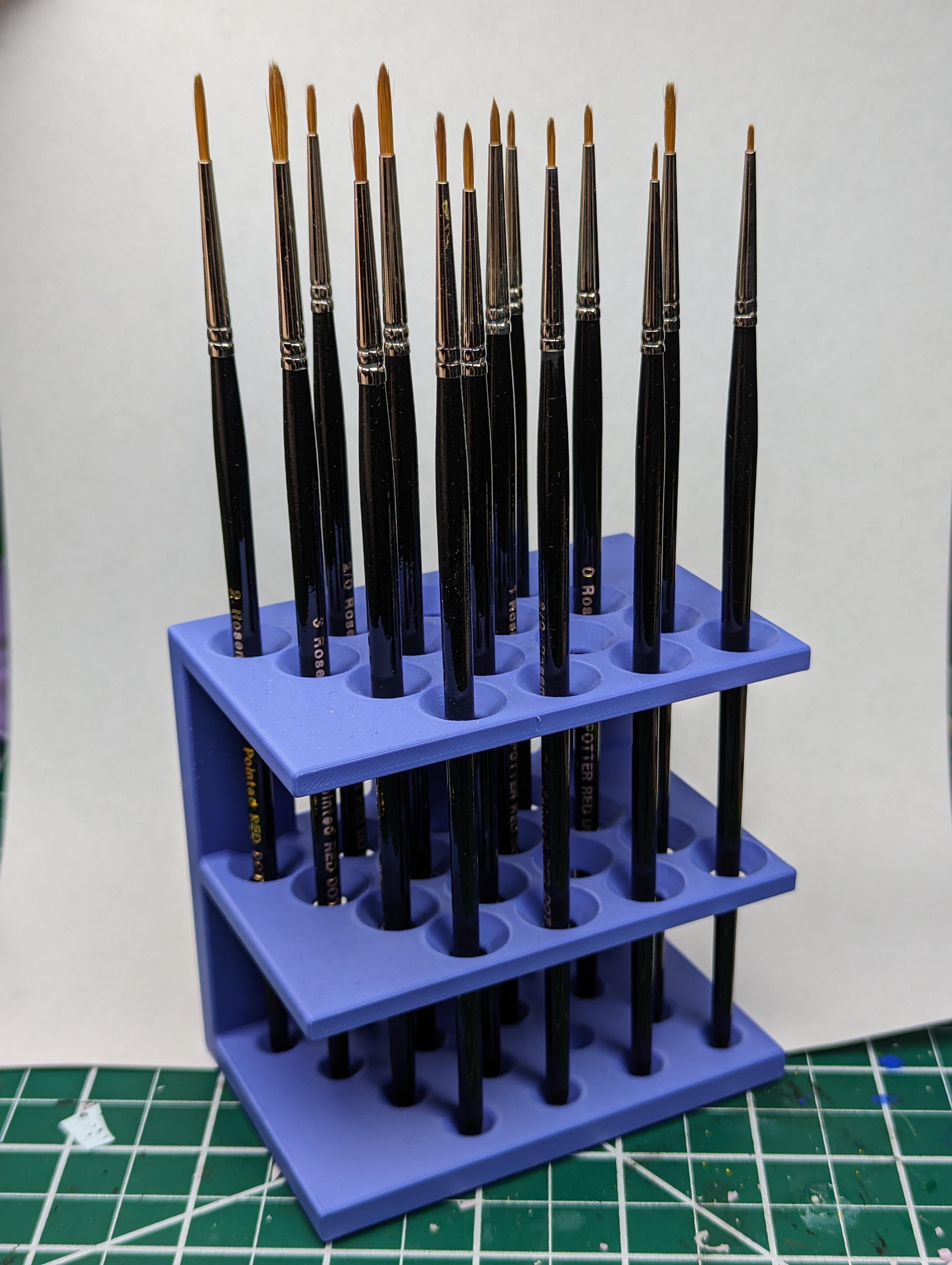 Paintbrush Holders - Assorted Dimensions - Miniature Painting