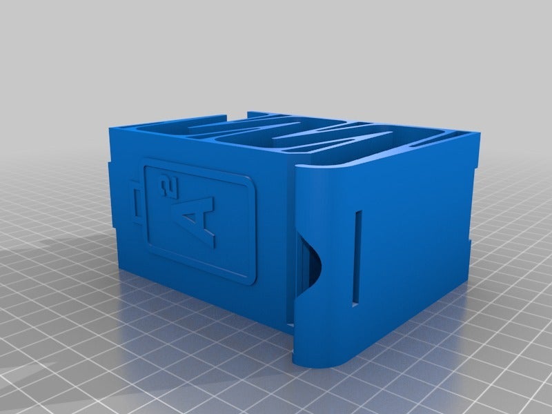 Miniatura 2 do modelo 3D Battery Dispenser - 24x AA - Stackable