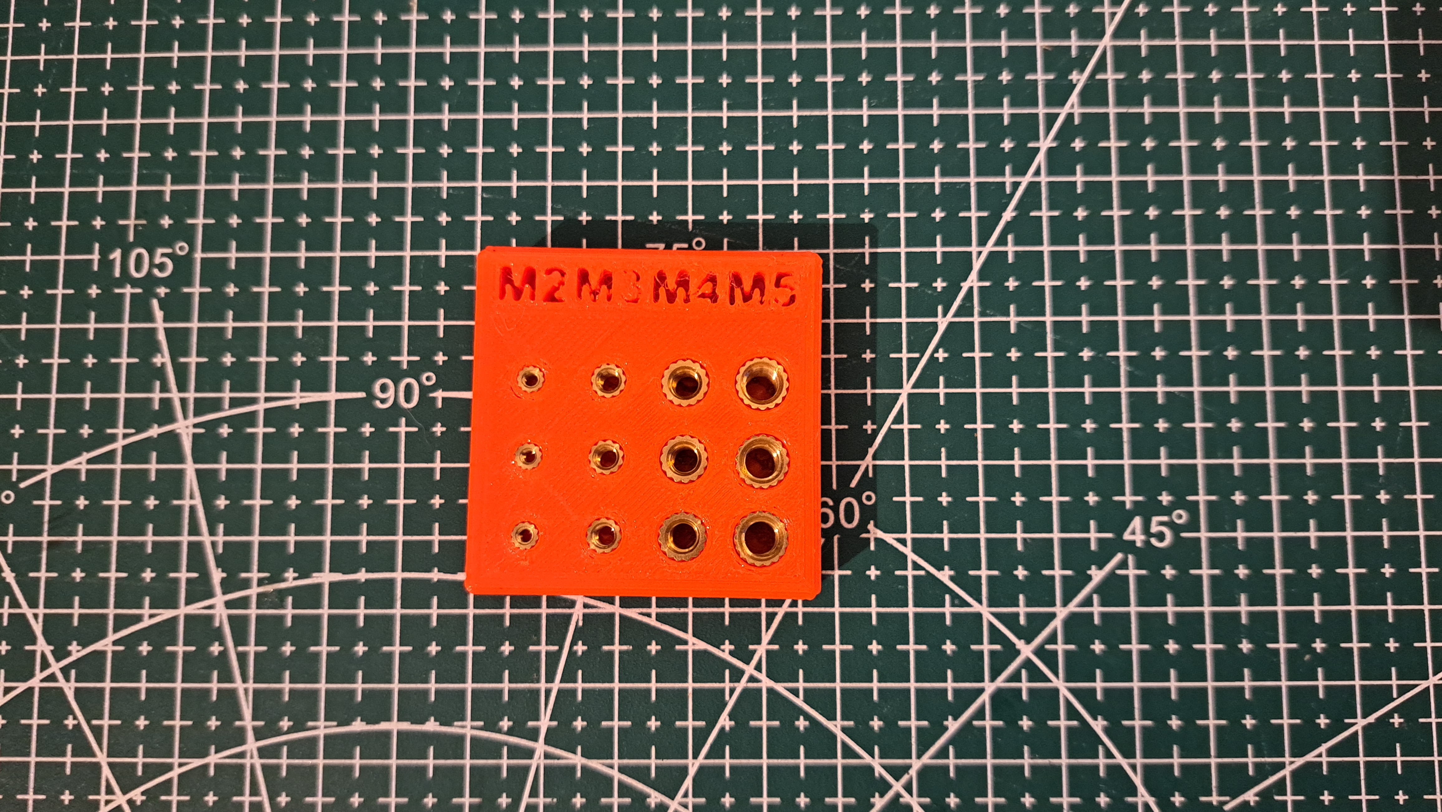 Brass inserts M2/M3/M4/M5 Practice/Test Part
