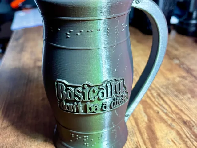 Coozie Mug : Basically Don't Be A Dick