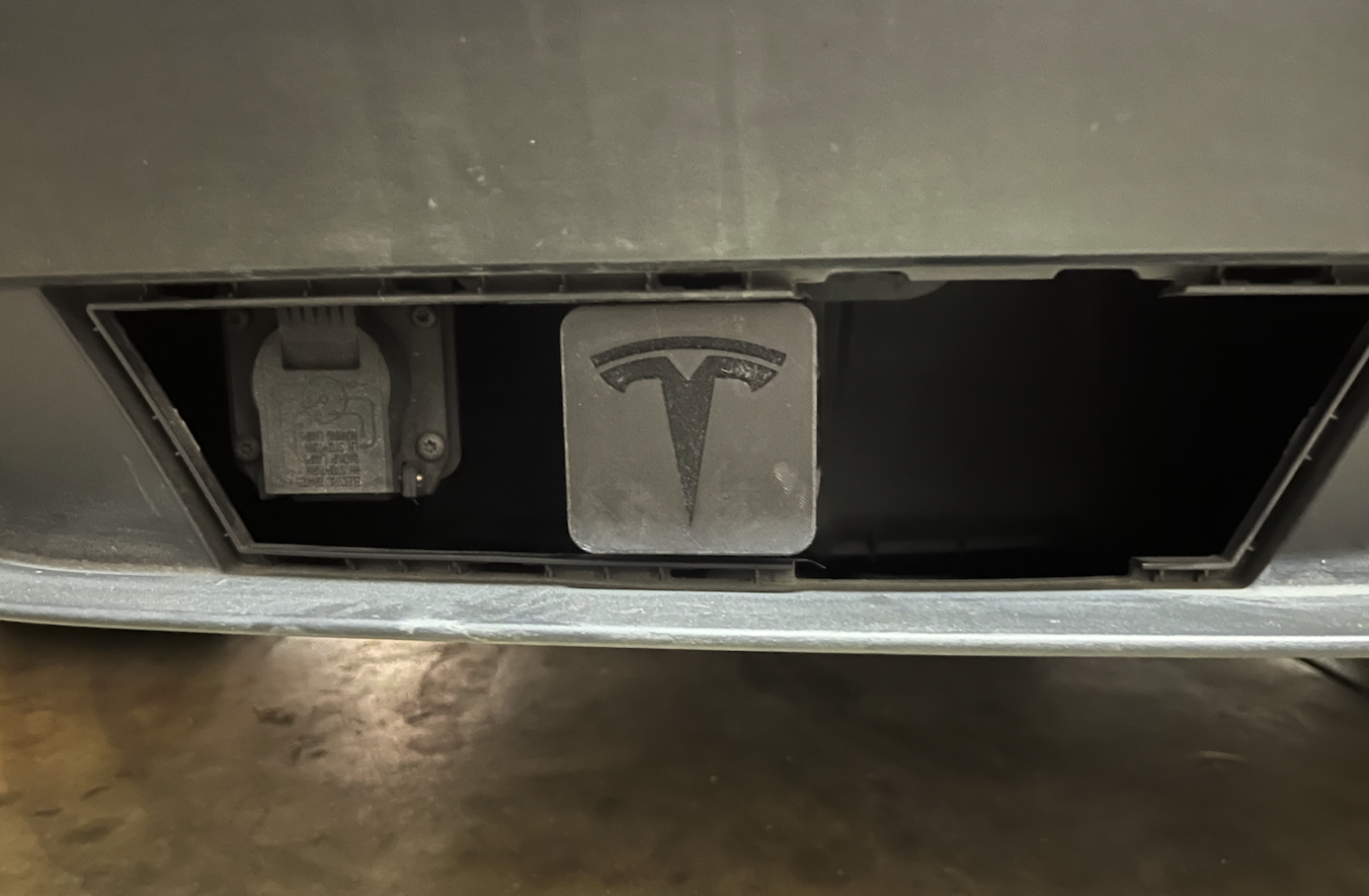 Tesla Tow Hitch Cover by dxm9 Download free STL model